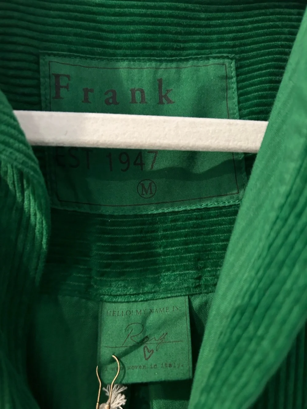 Frank & Eileen Emerald Green Button-Front Midi Shirt Dress - Picture 6 of 6